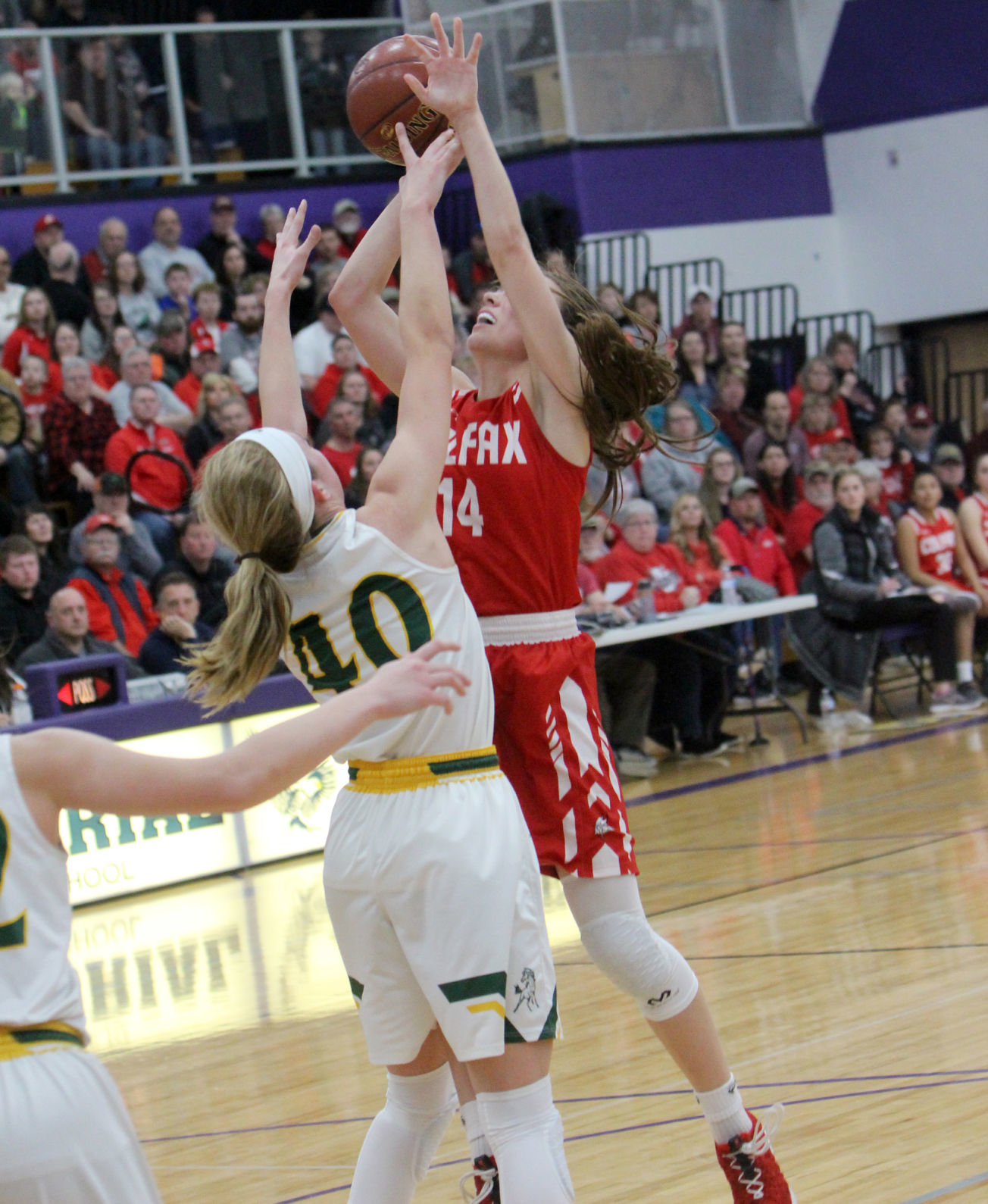 Colfax vs Melrose-Mindoro girls basketball 3-2-19